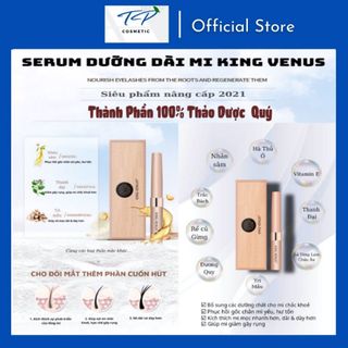 Serum Dưỡng Mi Dưỡng Mày KING VENUS: Dưỡng Lông Mi, Lông Mày Dài, Rậm x3