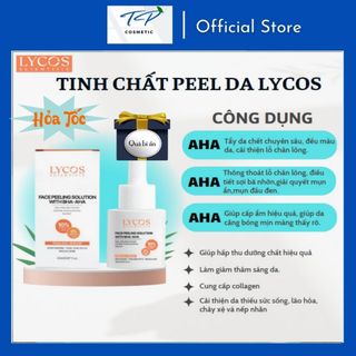 Tinh chất Peel Da Lycos - Lycos Face Peeling solution 10%AHA và 2% BHA thu nhỏ lỗ chân lông sáng da