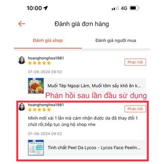 Tinh chất Peel Da Lycos - Lycos Face Peeling solution 10%AHA và 2% BHA thu nhỏ lỗ chân lông sáng da