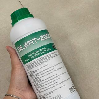 Chế Phẩm Nano Bạc Silwat-2000 - Xử lý Ao Nuôi Thủy Sản, Cải Tạo Môi Trường Nước, Diệt Nấm, Vi Khuẩn 1L