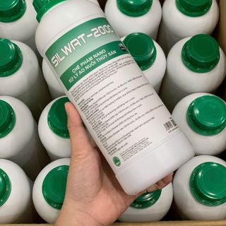 Chế Phẩm Nano Bạc Silwat-2000 - Xử lý Ao Nuôi Thủy Sản, Cải Tạo Môi Trường Nước, Diệt Nấm, Vi Khuẩn 1L