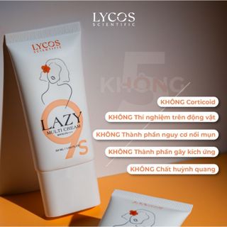 Kem Lười 3in1 Lycos 9S chuyên Dưỡng Trắng, Căng Bóng, Chống Nắng Lazy Multi Cream