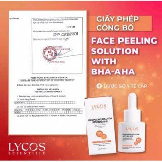 Combo LYCOS "Không Thể Rời Xa" (Tinh Chất Peeling – Gel Cấp Ẩm) giảm mụn sáng da mờ thâm