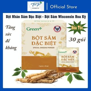 Bột Sâm Wisconsin Đặc Biệt -Bột Nhân Sâm Mỹ 30 gói : giảm mệt mỏi, suy nhược, lo lắng. tăng đề kháng