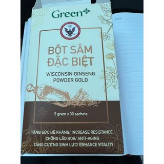 Bột Sâm Wisconsin Đặc Biệt -Bột Nhân Sâm Mỹ 30 gói : giảm mệt mỏi, suy nhược, lo lắng. tăng đề kháng
