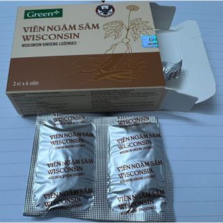 Viên Ngậm Sâm Wisconsin Hoa Kỳ - Kẹo Ngậm Sâm Mỹ - Hỗ trợ sức khỏe, tăng sức đề kháng