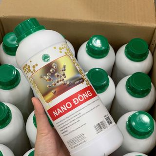 Dung Dịch NANO ĐỒNG Phòng Trừ Nấm Bệnh, Vi Khuẩn Có Hại Cho Cây Cảnh, Hoa Màu, Cây Ăn Trái 1L