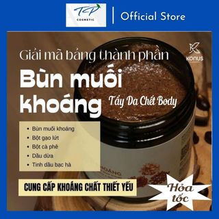Bùn Muối Khoáng Tẩy Tế Bào Chết Konus - Sạch, Mềm Mịn, Khử Mùi Tự Nhiên