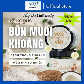 Bùn Muối Khoáng Tẩy Tế Bào Chết Konus - Sạch, Mềm Mịn, Khử Mùi Tự Nhiên