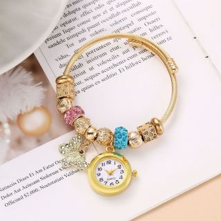 Đồng Hồ  Vòng tay pann charm đính hạt from đẹp ( Hàng Giá Tận Xưởng )