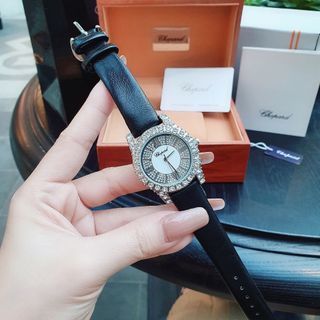 XẢ KHO ĐỒNG HỒ NỮ THỜI TRANG HOT TREND CHOPAD NGỌC TRINH DÂY DA VIỀN HỘT