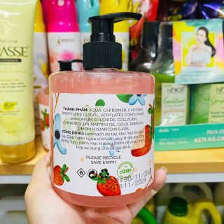 GEL RỬA TAY KHÔ MIMORI HƯƠNG DÂU CHAI 480ML L097 - LADY'S PASSION