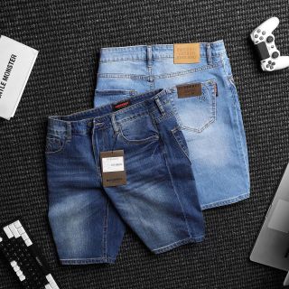 Short jean nam. chất co giãn. Fhom slim basic