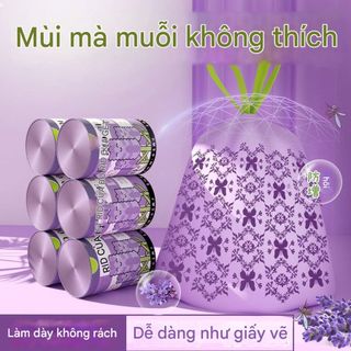 TÚI RÁC HƯƠNG LAVENDER ĐUỔI MUỖI CÓ DÂY RÚT