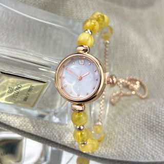 Đồng hồ đeo tay ngọc trai dây rút mặt xà cừ sang xịn, phong thuỷ với ngọc trai sang trọng ( Hàng Giá Tận Xưởng )