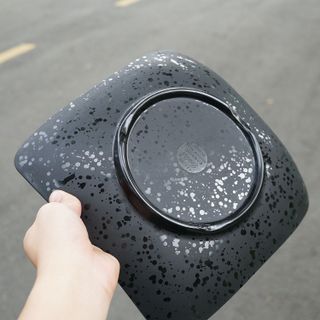 Đĩa vuông vân đá đen sâu lòng - Giá sỉ