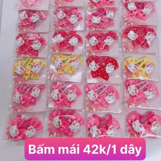 Combo 6 Set Kẹp Bấm Mái Bé Gái