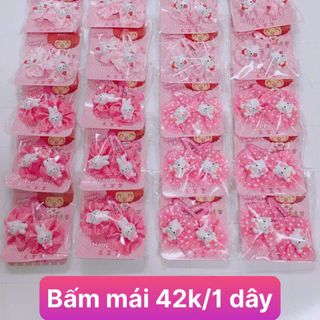 Combo 6 Set Kẹp Bấm Mái Bé Gái