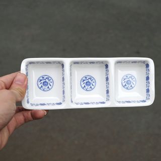 Khay 3 ngăn đựng nước chấm giá sỉ