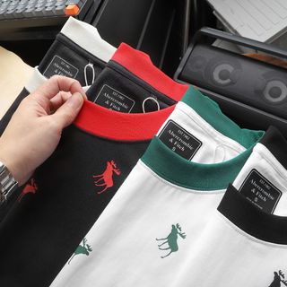 Áo thun nam. Chất 100% COTTON chính phẩm co giản 2 chiều xịn sò dày dặn mịn mát