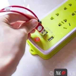 Ổ điện xanh có cổng USB giá sỉ