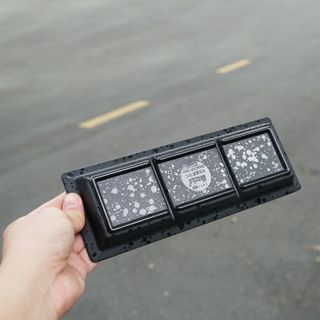 Khay 3 ngăn vân đá đen - Giá sỉ