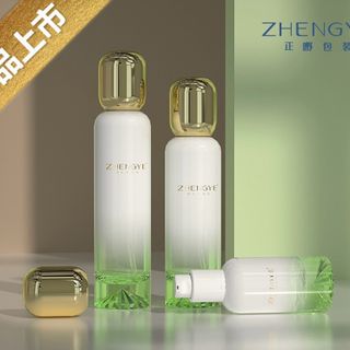 Vỏ Chai PET mỹ phẩm thuỷ tinh nắp vàng đáy dày sang trọng, tinh tế đơn giản 120ml 100ml 50ml 40gr 30gr ( Hàng Giá Tận xưởng )