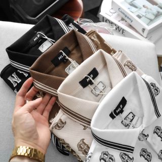 Áo chất xuất dư 100% cotton, • Logo thêu chuẩn hãng, in full toàn thân