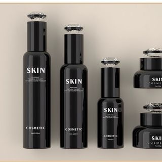 Vỏ Chai PET thuỷ tinh Mỹ phẩm đáy nắp kim cương from tròn Cao cấp, 120ml 100ml 40ml 50gr 30gr ( Hàng Giá Tận Xưởng )