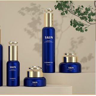 Vỏ Chai PET thuỷ tinh Mỹ phẩm đáy nắp kim cương from tròn Cao cấp, 120ml 100ml 40ml 50gr 30gr ( Hàng Giá Tận Xưởng )