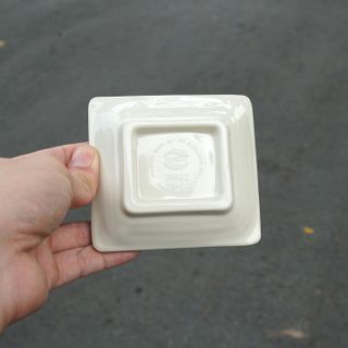 Dĩa vuông hoa văn xanh đựng nước chấm - Giá Sỉ