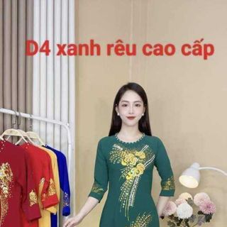 ÁO DÀI MẸ GIÁ SỈ 
Chất lụa Mỹ Cao Cấp, Kết Đá, Phun Kim Tuyến