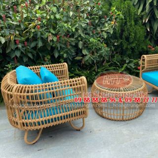 Sofa nhựa giả mây ngoài trời cao cấp giá rẻ