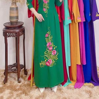ÁO DÀi Tằm ý Thiêu Cao cấp 
Sỉ  Toàn Quốc giá tốt nhất 
Liên hệ shop mua sỉ giá tốt nhất