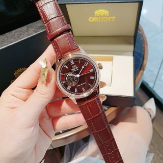 ĐỒNG HỒ NAM CAO CẤP CỔ ĐIỂN ORENT MÁY CƠ DÂY DA