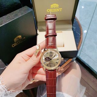 ĐỒNG HỒ NAM CAO CẤP CỔ ĐIỂN ORENT MÁY CƠ DÂY DA