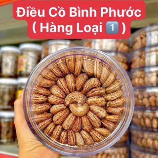 Hạt điều rang muối Bình Phước còn vỏ lụa size A Cồ – Nguyên hạt