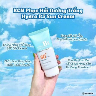 Kem Chống Nắng Phục Hồi Dưỡng Trắng B5 Prety Skin Hàn Quốc Hydra B5 Sun Cream -70 ml
