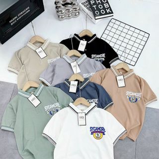 ÁO BÉ TRAI CỔ TRỤ SALE