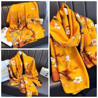 Khăn silk bản rộng
