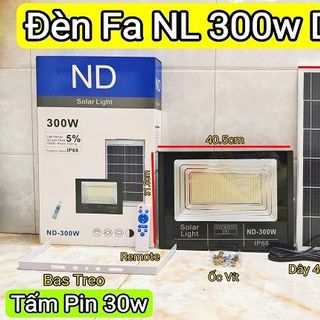 ĐÈN PHA NLMT SOLAR IP68 NĐ- 300W HỘP XANH DƯƠNG