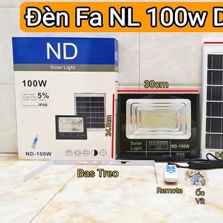ĐÈN PHA NLMT SOLAR IP68 NĐ- 100W HỘP XANH DƯƠNG