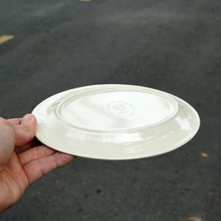 Dĩa elip hoa văn xanh - Giá sỉ