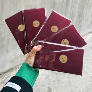 Lì xì đỏ chữ việt ( set 6 cái )