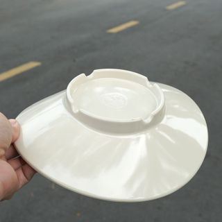 Dĩa tròn sâu lòng hoa văn xanh - Giá sỉ