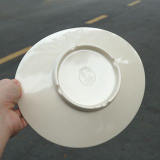 Dĩa tròn sâu lòng hoa văn xanh - Giá sỉ