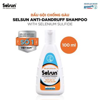 Dầu Gội SELSUN Anti-Dandruff Shampoo Giúp Làm Sạch Và Hạn Chế Gàu, Giảm Ngứa Da Đầu 100ml