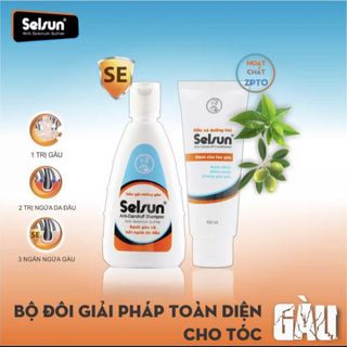 Dầu Gội SELSUN Anti-Dandruff Shampoo Giúp Làm Sạch Và Hạn Chế Gàu, Giảm Ngứa Da Đầu 100ml
