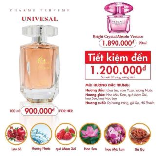 Nước hoa charme universal