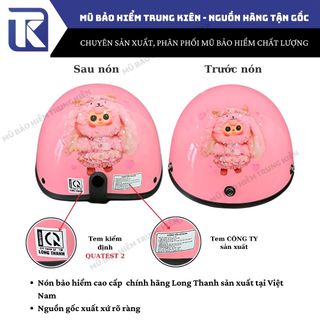Nón bảo hiểm trẻ em Hali tem Baby Three hot trend, kèm Kính Phi Công [KHÔNG KÈM PHỤ KIỆN KHÁC]. Nón bảo hiểm chính hãng Long Thanh, đạt chuẩn ATGT